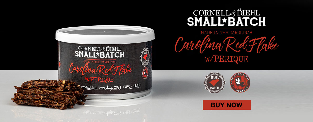 Small Batch: Carolina Red Flake with Perique at Laudisi Distribution Group!