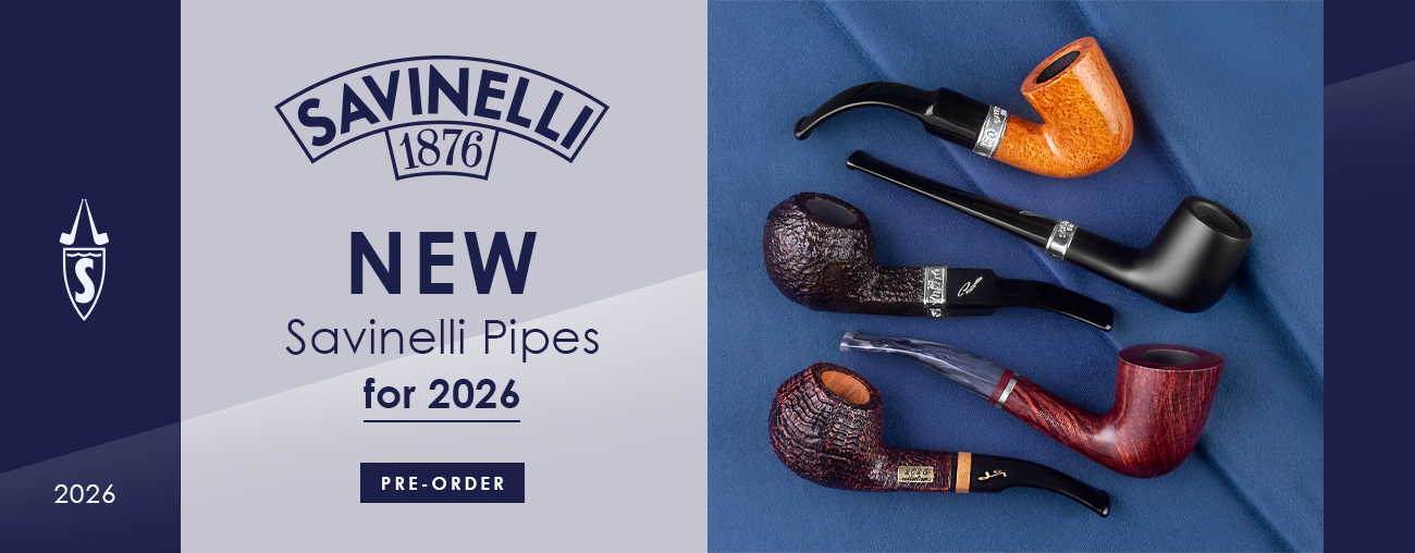 New Savinelli Pipes for 2026