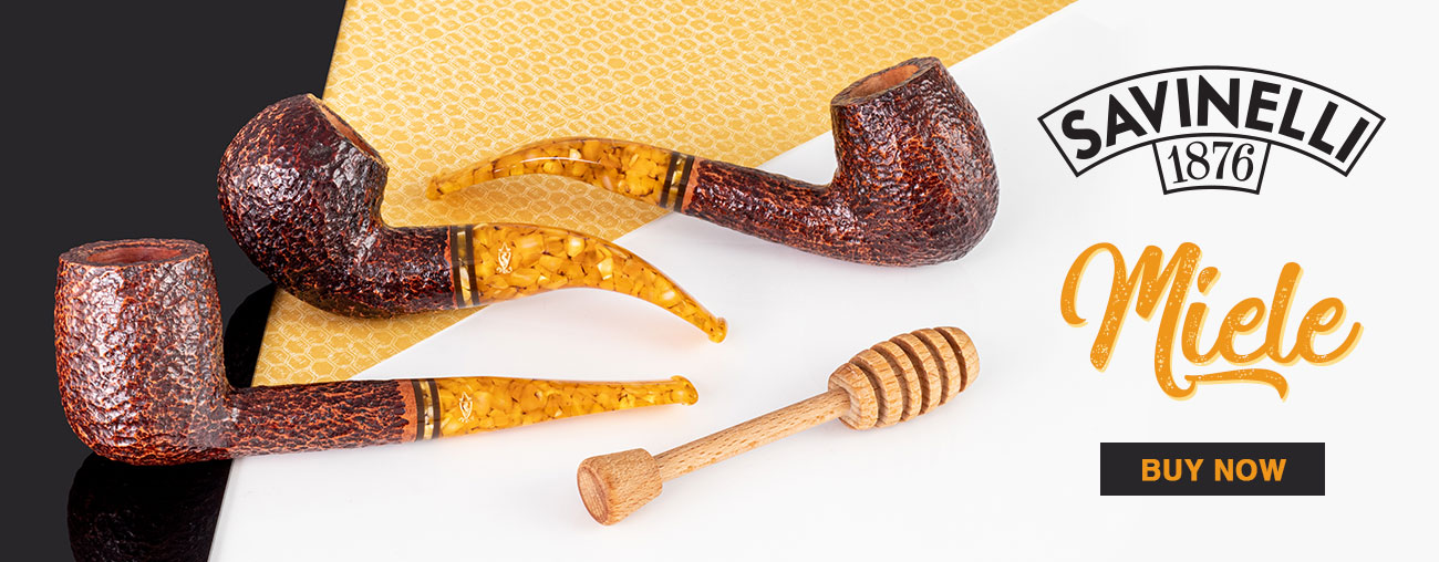 Savinelli Miele Rusticated Pipes At Lausidi Distribution Group!