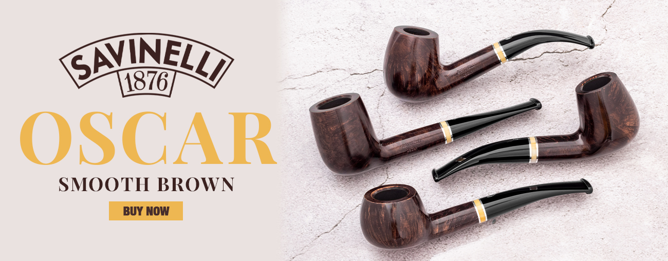 Savinelli Oscar Smooth Pipes Are At Laudisi Distribution Group!